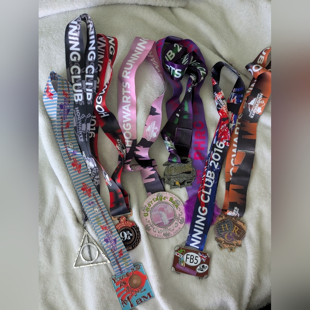 Hogwarts Running Club Potter Head Running Club 2016 2018 2019 Medals
